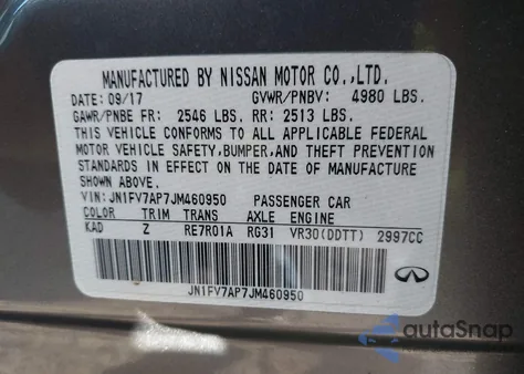 2018 Infiniti Q50 3.0T Red Sport 400 from USA, damaged, VIN JN1FV7AP7JM460950